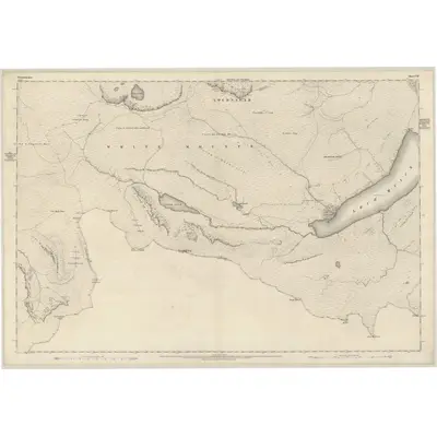 1866 Map of Aberdeenshire, Sheet CVII, 1869 Print