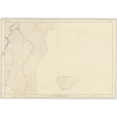 1866 Map of Aberdeenshire, Sheet CVIII (with inset CXIII), 1869 Print