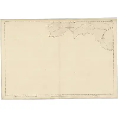 1866 Map of Aberdeenshire, Sheet CX, 1869 Print