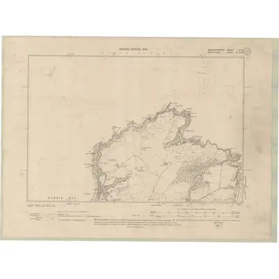 1901 Map of Aberdeenshire Sheet I.NW, 1905 Print
