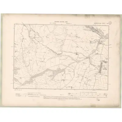 1901 Map of Aberdeenshire Sheet I.SE, 1903 Print