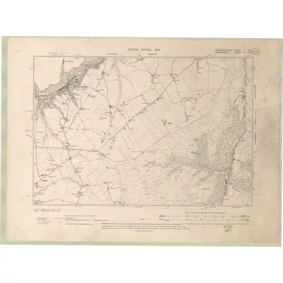 1901 Map of Aberdeenshire Sheet I.SW, 1904 Print
