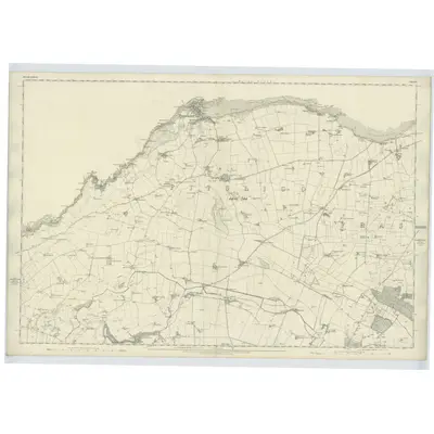 1871 Map of Aberdeenshire, Sheet II, 1874 Print