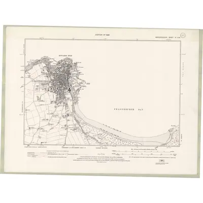 1925 Map of Aberdeenshire Sheet III.NW, 1928 Print