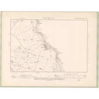 1901 Map of Aberdeenshire Sheet III.SE, 1902 Print