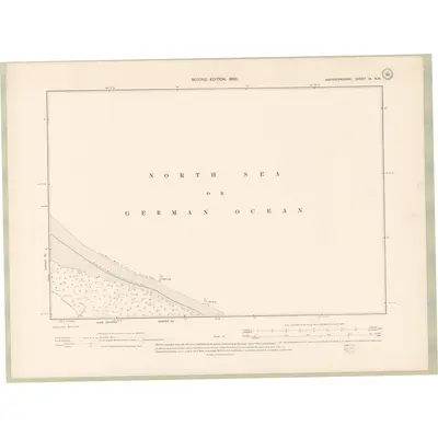 1900 Map of Aberdeenshire Sheet IX.NW, 1903 Print
