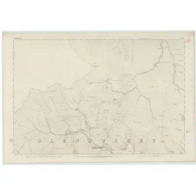 1867 Map of Aberdeenshire, Sheet L, 1869 Print