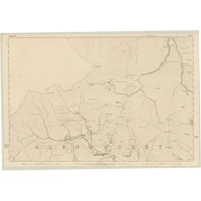 1867 Map of Aberdeenshire, Sheet L, 1869 Print