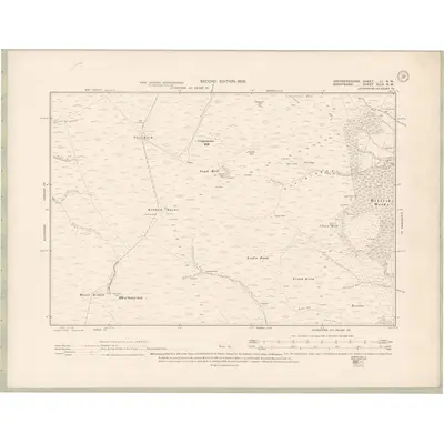 1900 Map of Aberdeenshire Sheet LI.NW, 1902 Print