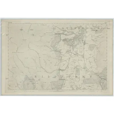 1866 Map of Aberdeenshire, Sheet LI, 1870 Print