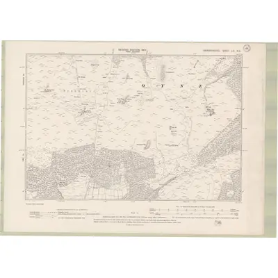 1899 Map of Aberdeenshire Sheet LIII.NE, 1901 Print