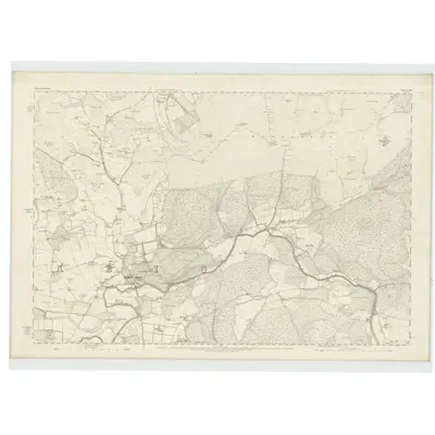 1866 Map of Aberdeenshire, Sheet LIII, 1870 Print