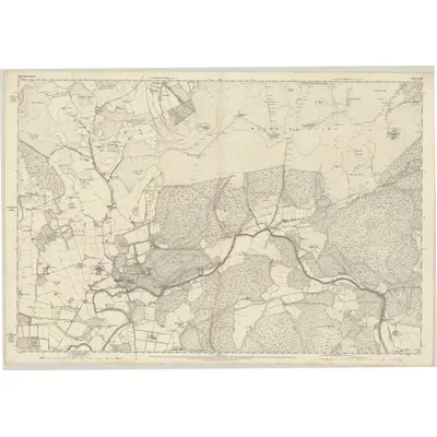1866 Map of Aberdeenshire, Sheet LIII, 1870 Print
