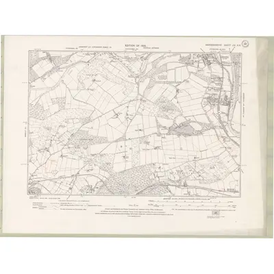 1924 Map of Aberdeenshire Sheet LIV.SE, 1928 Print