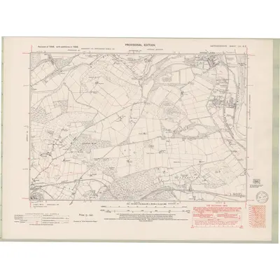 1924 Map of Aberdeenshire Sheet LIV.SE, 1938 Print