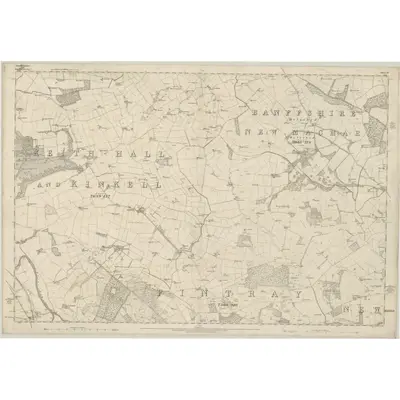 1866 Map of Aberdeenshire, Sheet LV, 1870 Print