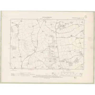 1899 Map of Aberdeenshire Sheet LVI.NW, 1901 Print