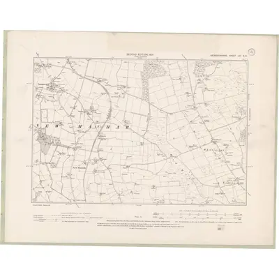 1899 Map of Aberdeenshire Sheet LVI.SW, 1901 Print