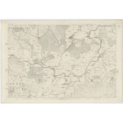 1867 Map of Aberdeenshire, Sheet LXI, 1870 Print