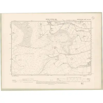 1899 Map of Aberdeenshire Sheet LXII.NW, 1902 Print