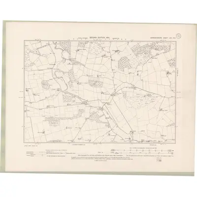 1899 Map of Aberdeenshire Sheet LXII.SE, 1901 Print