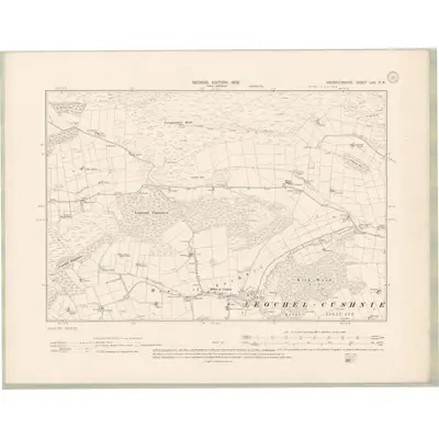 1899 Map of Aberdeenshire Sheet LXII.SW, 1902 Print