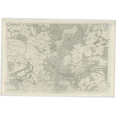 1865 Map of Aberdeenshire, Sheet LXIII, 1869 Print