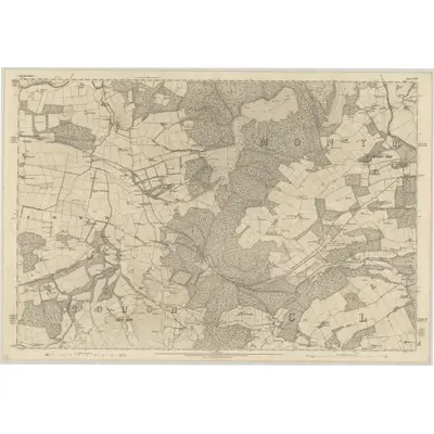 1865 Map of Aberdeenshire, Sheet LXIII, 1869 Print