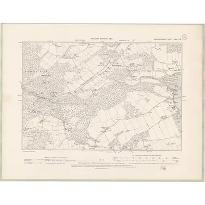 1899 Map of Aberdeenshire Sheet LXIII.SE, 1901 Print
