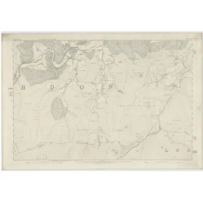 1867 Map of Aberdeenshire, Sheet LXIX, 1869 Print