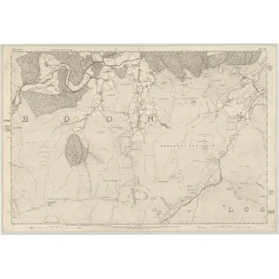 1867 Map of Aberdeenshire, Sheet LXIX, 1869 Print