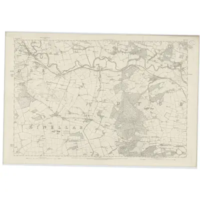 1865 Map of Aberdeenshire, Sheet LXV, 1869 Print