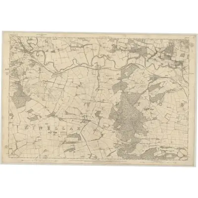 1865 Map of Aberdeenshire, Sheet LXV, 1869 Print