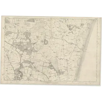 1864 Map of Aberdeenshire, Sheet LXVI, 1869 Print