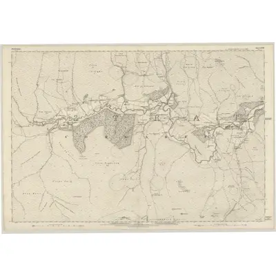 1867 Map of Aberdeenshire, Sheet LXVIII, 1869 Print