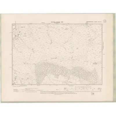 1900 Map of Aberdeenshire Sheet LXX.NE, 1902 Print