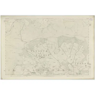 1868 Map of Aberdeenshire, Sheet LXX, 1870 Print