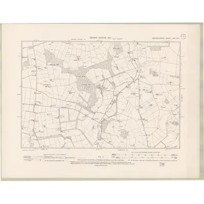 1899 Map of Aberdeenshire Sheet LXXI.NE, 1901 Print