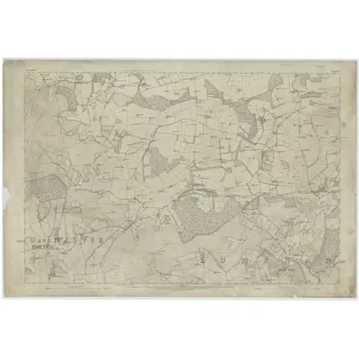 1867 Map of Aberdeenshire, Sheet LXXI, 1869 Print