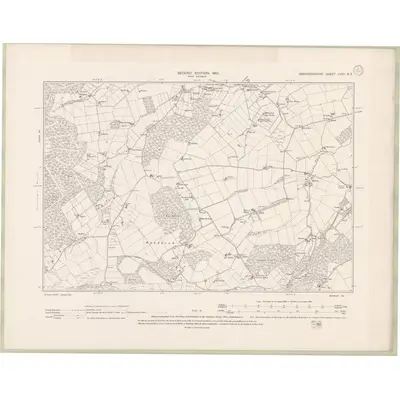1899 Map of Aberdeenshire Sheet LXXII.NE, 1901 Print