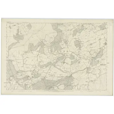 1865 Map of Aberdeenshire, Sheet LXXII, 1869 Print