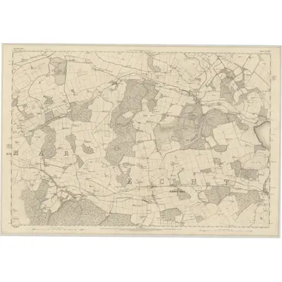 1865 Map of Aberdeenshire, Sheet LXXIII, 1869 Print