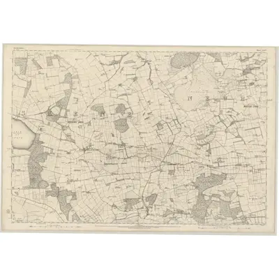 1864 Map of Aberdeenshire, Sheet LXXIV, 1869 Print