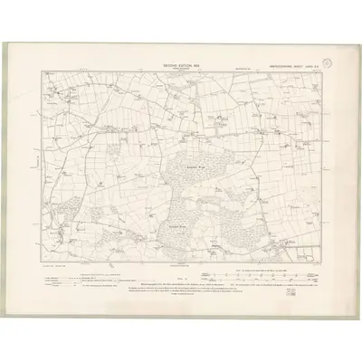 1899 Map of Aberdeenshire Sheet LXXIV.SE, 1901 Print