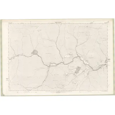 1900 Map of Aberdeenshire Sheet LXXIX, 1902 Print