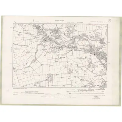 1924 Map of Aberdeenshire Sheet LXXV.NW, 1928 Print