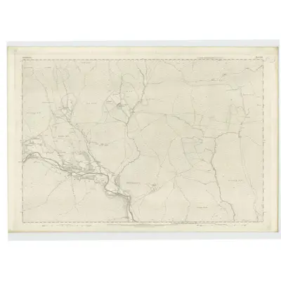 1868 Map of Aberdeenshire, Sheet LXXX, 1869 Print