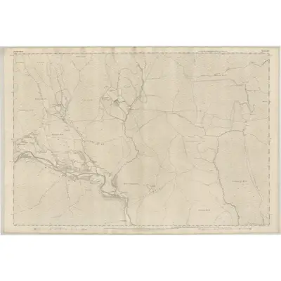 1868 Map of Aberdeenshire, Sheet LXXX, 1869 Print