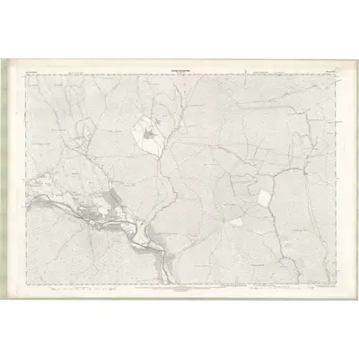 1900 Map of Aberdeenshire Sheet LXXX, 1902 Print