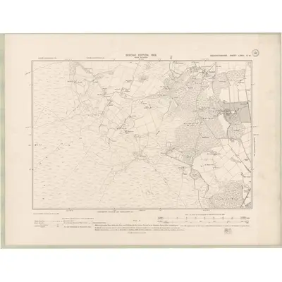 1900 Map of Aberdeenshire Sheet LXXXI.NW, 1902 Print